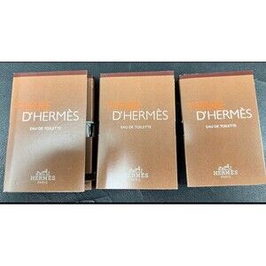 Terre D'Hermes 5 Sample Cards Men's Cologne Eau De Toilette